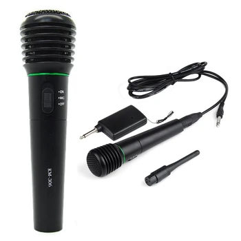 2 in 1 Wired & Wireless Handheld Microphone Wireless & Wired Microphone Receiver Unidirectional Black
2 in 1 Wired & Wireless Handheld Microphone Wireless & Wired Microphone Receiver Unidirectional Black