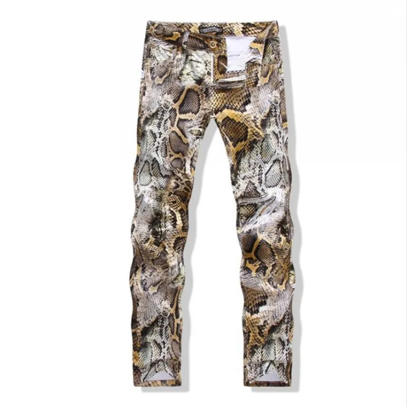 Men Fashion New Snake Punk Jeans For Man Pants Cool Boys Hip-hop Biker Stright Trousers Casual Stylish Nightclub Pants
Men Fashion New Snake Punk Jeans For Man Pants Cool Boys Hip-hop Biker Stright Trousers Casual Stylish Nightclub Pants