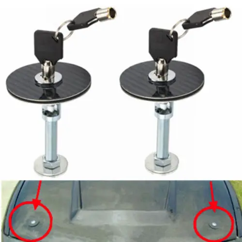 UNIVERSAL 2x JDM CARBON FIBER RACING MOUNT BONNET HOOD PINS LATCH KEY LOCKING FOR CAR TRUCK SUV
UNIVERSAL 2x JDM CARBON FIBER RACING MOUNT BONNET HOOD PINS LATCH KEY LOCKING FOR CAR TRUCK SUV