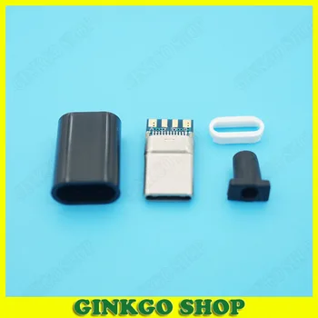 20Sets Welding Type Usb 2.0 Type C Male Plug 2.0 Micro Type C USB Connector Black
20Sets Welding Type Usb 2.0 Type C Male Plug 2.0 Micro Type C USB Connector Black