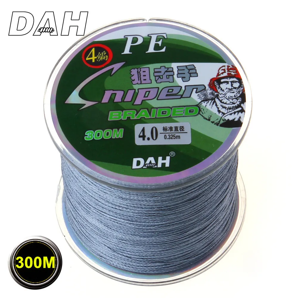 Image Brand TriPoseidon Series 300M PE Braided Fishing Line 4 stands Multifilament Fishing Line