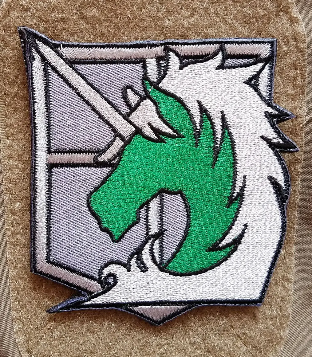 Attack on Titan Military Police Personality 3D Embroidery Magic Sticker Hook&Loop Armband Backpack Patch
Attack on Titan Military Police Personality 3D Embroidery Magic Sticker Hook&Loop Armband Backpack Patch