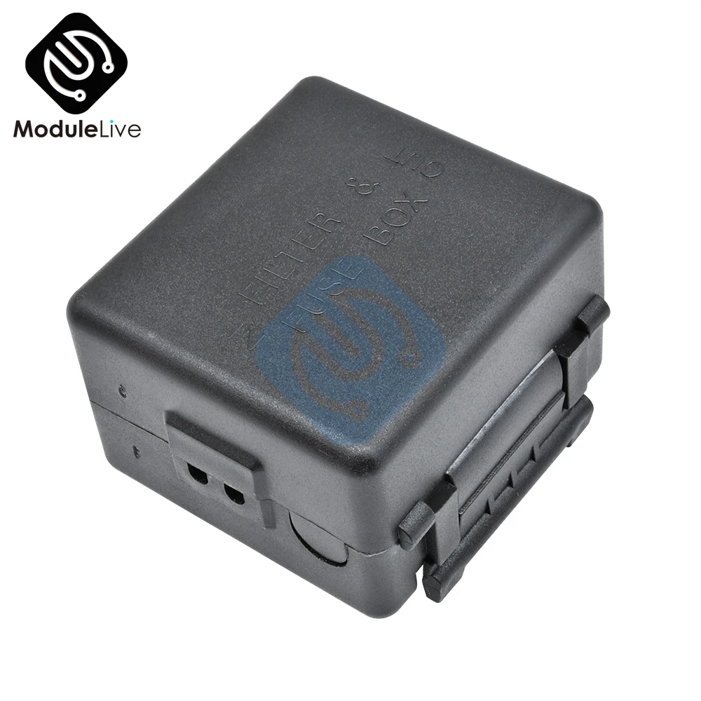 Черный чехол для DC 12V 1 канальный 433MHz беспроводной релейный модуль RF пульт