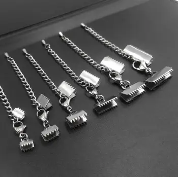 10Sets 6.5-20mm 304 Stainless Steel Metal Jewelry Making DIY Ribbon Wide Clips Clasps for Necklace Bracelet End Terminators
10Sets 6.5-20mm 304 Stainless Steel Metal Jewelry Making DIY Ribbon Wide Clips Clasps for Necklace Bracelet End Terminators