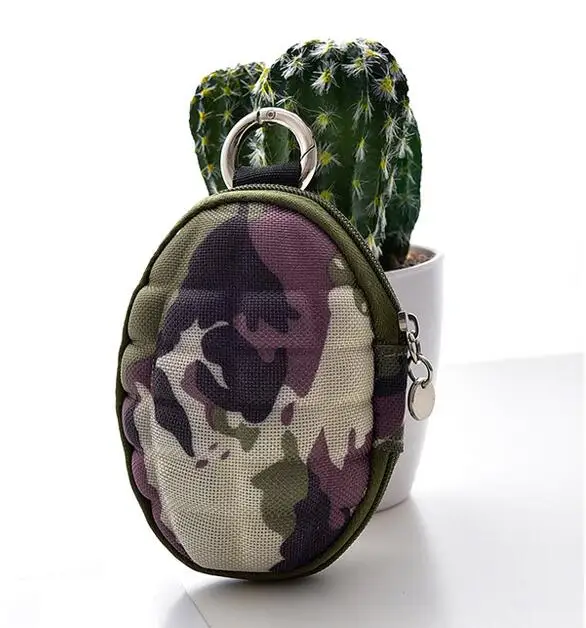 Camouflage New Multifunctional Grenade Shaped Car Keys Wallets Hand Zipper Coin Purse Pouch Bag Keychain Holder Case Car Styling
Camouflage New Multifunctional Grenade Shaped Car Keys Wallets Hand Zipper Coin Purse Pouch Bag Keychain Holder Case Car Styling