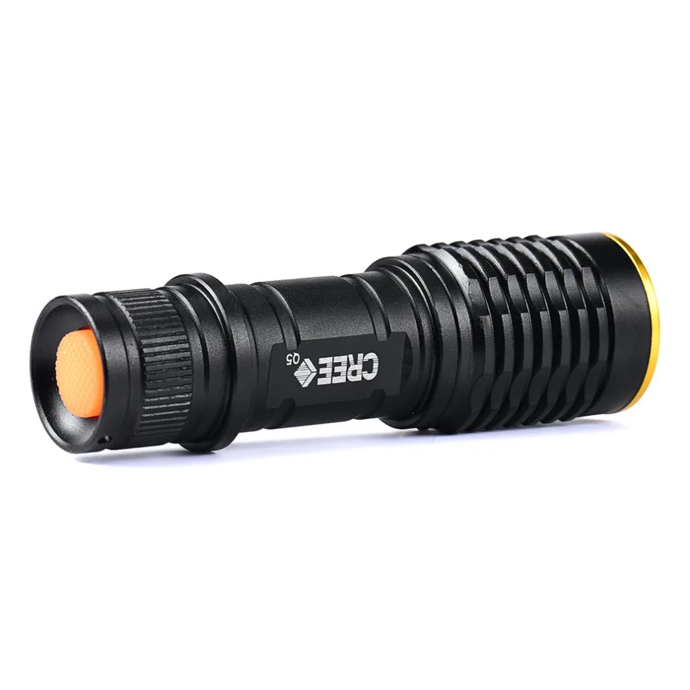 E502 мини LED блики 3 режима ручка держатель алюминиевый фонарик (без батареи без