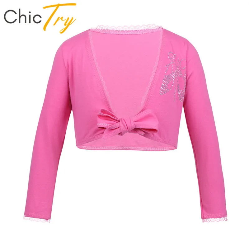 ChicTry Children Girls Long Sleeve Ballet Gymnastics Wrap Tops Cardigan Coat Kids Front Knot Cotton Workout Sports Dance Costume
ChicTry Children Girls Long Sleeve Ballet Gymnastics Wrap Tops Cardigan Coat Kids Front Knot Cotton Workout Sports Dance Costume