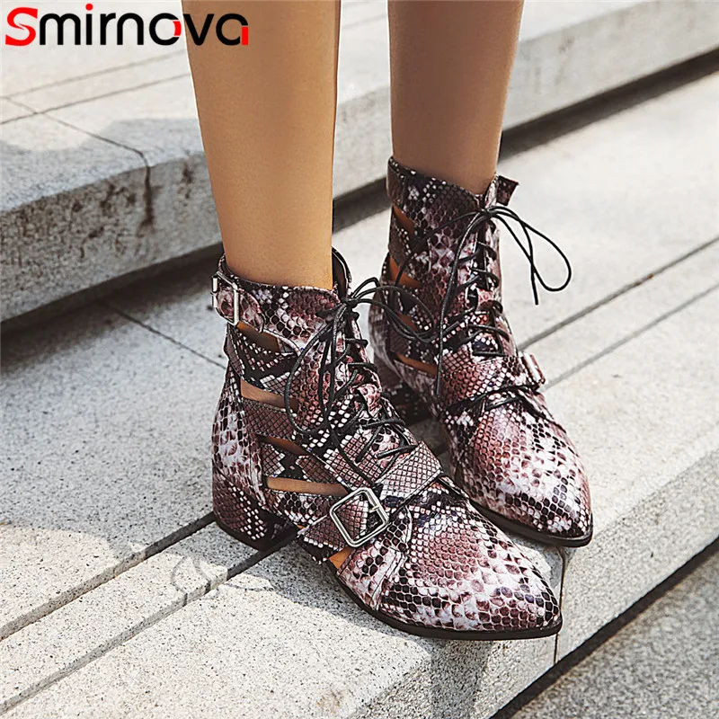 Smirnova 2019 hot sale new ankle boots for women pointed toe lace up ladies prom shoes classic summer women boots big size 34-46
Smirnova 2019 hot sale new ankle boots for women pointed toe lace up ladies prom shoes classic summer women boots big size 34-46