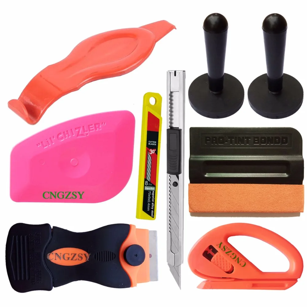 Vinyl Wrap Decal Sticker Install Tools Magnet Holder Cutter Knife Razor Blade Scraper Corner Squeegee Car Drying Squeegee K89
Vinyl Wrap Decal Sticker Install Tools Magnet Holder Cutter Knife Razor Blade Scraper Corner Squeegee Car Drying Squeegee K89