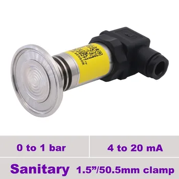 CE conformity, 4 20 mA sanitary pressure transducer, supply 9 to 30 v, 1 bar, 100 kpa gauge, connection 1 1/2 in clamp fitting
CE conformity, 4 20 mA sanitary pressure transducer, supply 9 to 30 v, 1 bar, 100 kpa gauge, connection 1 1/2 in clamp fitting