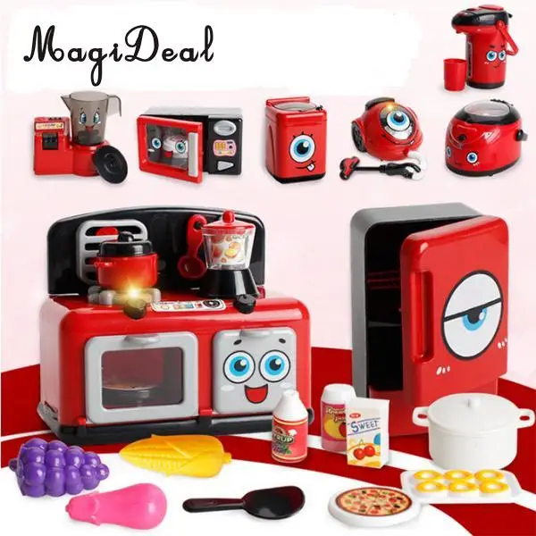 Electric Microwave Oven Appliance Toy for Kitchen Housekeeping Role Pretend Play Game Developmental Game Children Kids Toys