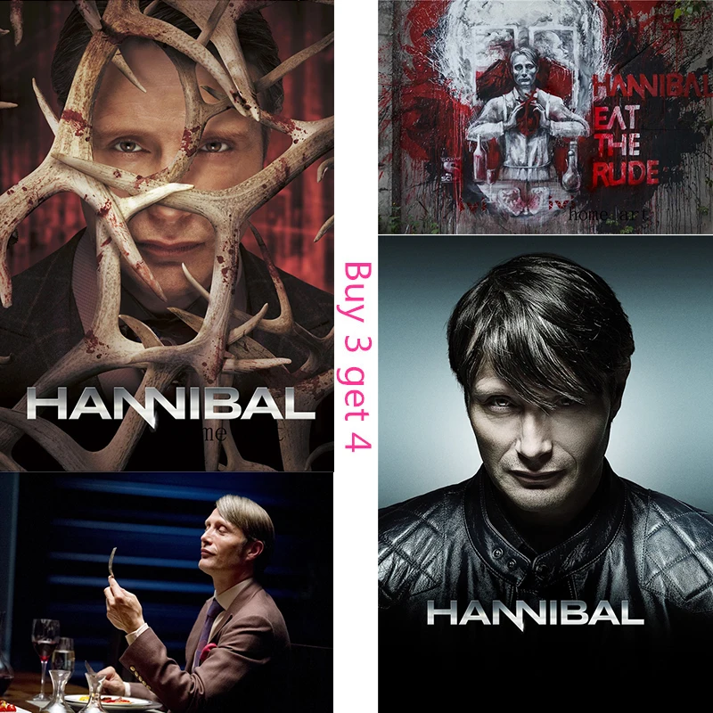 Hannibal Poster Clear Image Wall Stickers Home Decoration High Quality Prints White Coated Paper
Hannibal Poster Clear Image Wall Stickers Home Decoration High Quality Prints White Coated Paper