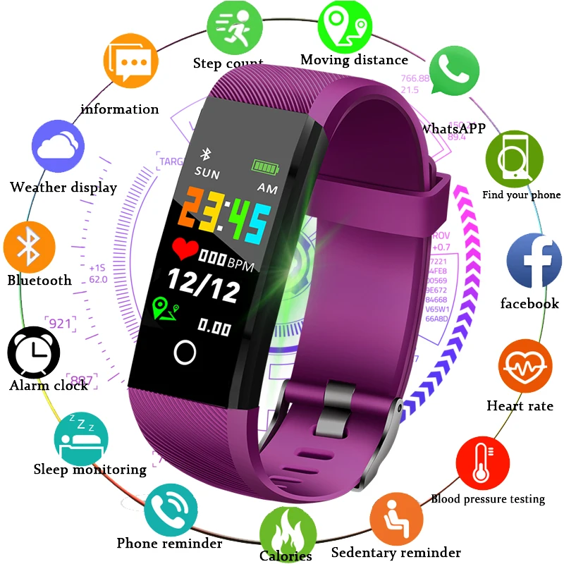 BANGWEI New Smart Bracelet Pedometer Sport Smart Band Heart Rate Blood Pressure Monitor Fitness Tracker Watch Smart Wristband
BANGWEI New Smart Bracelet Pedometer Sport Smart Band Heart Rate Blood Pressure Monitor Fitness Tracker Watch Smart Wristband