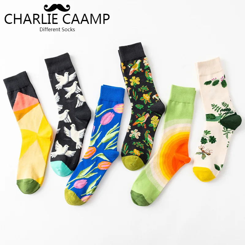 Fashion Autumn Winter New Men Crew Socks Creative Doodles Graphic Printing Harajuku Personality Trend Men Cotton Socks J111
Fashion Autumn Winter New Men Crew Socks Creative Doodles Graphic Printing Harajuku Personality Trend Men Cotton Socks J111