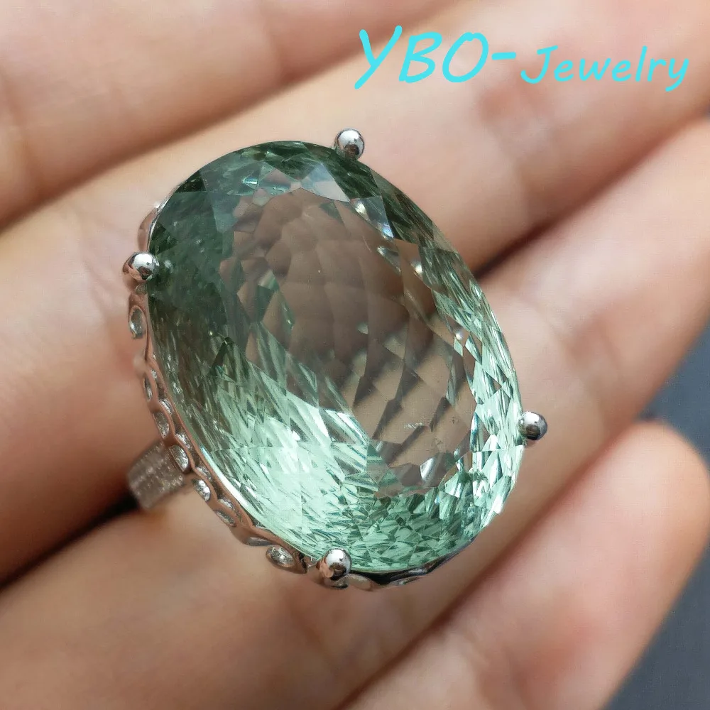 YBO-2018 new style hyperbole ring natural green quattz gem 25.5ct ov 16*22 in real 925 silver lucky elegant huge ring for women
YBO-2018 new style hyperbole ring natural green quattz gem 25.5ct ov 16*22 in real 925 silver lucky elegant huge ring for women