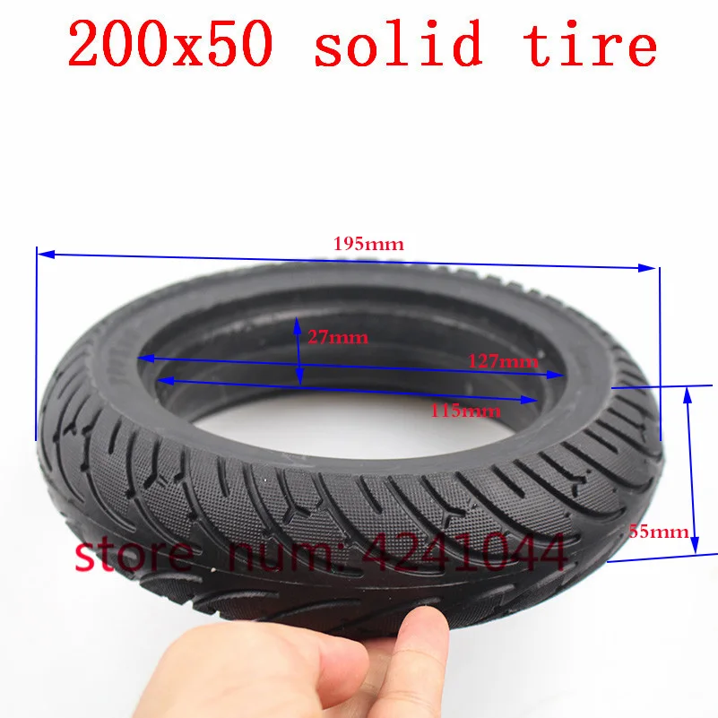 Free shipping 1pcs 8 inch Solid Tubeless Tires Wheel Tyres 200x50 (8"x2") for Razor Electric Scooter
Free shipping 1pcs 8 inch Solid Tubeless Tires Wheel Tyres 200x50 (8"x2") for Razor Electric Scooter