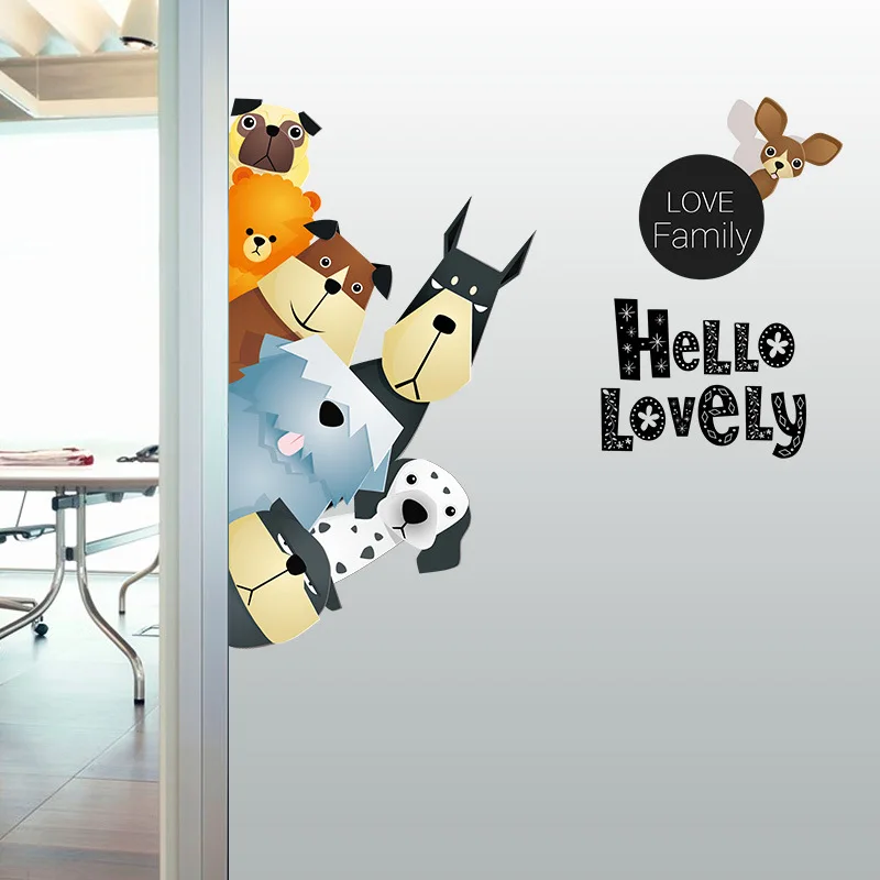 New Home Decor Dog Wall Stickers Hole View Living Room Room Sticker Dog Home Decoration PVC Wall Decals Removable Art Wallpapers
New Home Decor Dog Wall Stickers Hole View Living Room Room Sticker Dog Home Decoration PVC Wall Decals Removable Art Wallpapers