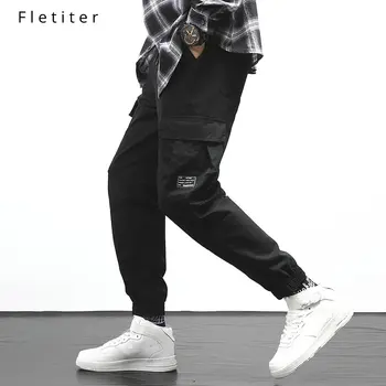 Side Pockets Cargo Pants Mens Multi-pocket Harem Pant Men Streetwear Punk Hip Hop Casual Trousers Joggers Male Black Pants 2019
Side Pockets Cargo Pants Mens Multi-pocket Harem Pant Men Streetwear Punk Hip Hop Casual Trousers Joggers Male Black Pants 2019