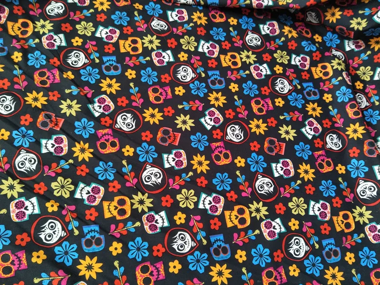 1 yard Skull head Cotton DIY fabric curtain cloth pillow width 110cm sewing home textiles decoration
1 yard Skull head Cotton DIY fabric curtain cloth pillow width 110cm sewing home textiles decoration