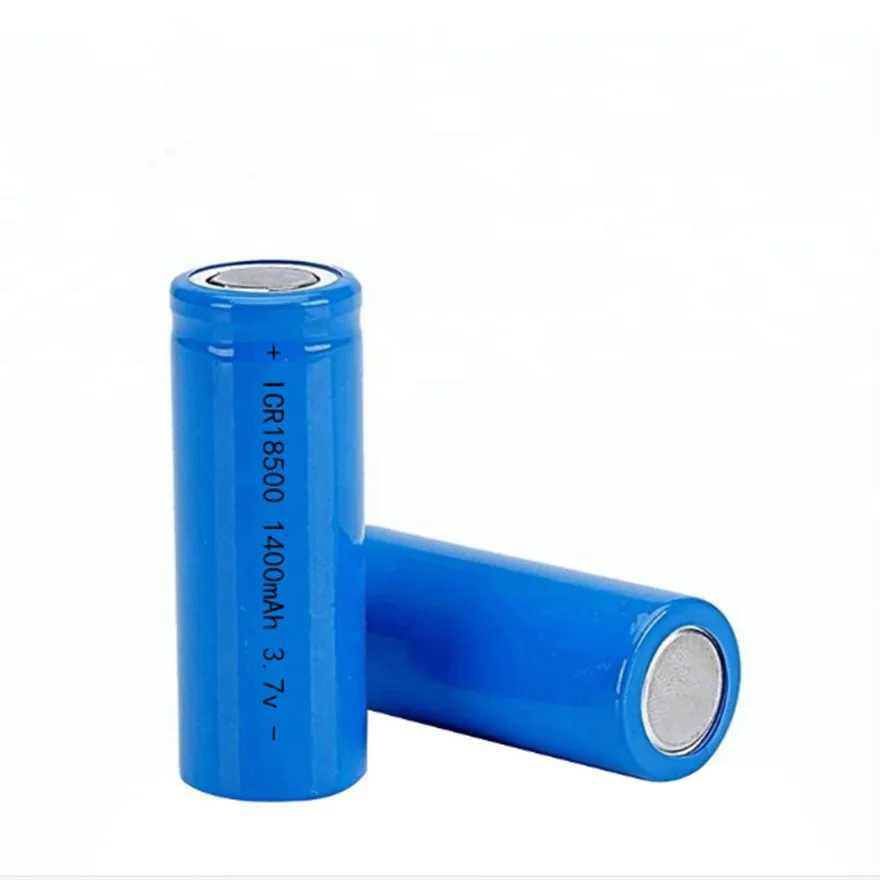 

2Pcs/Lot 3.7V 18500 1400mAh rechargeable lithium battery 3.7V strong light flashlight anti-light special lithium battery