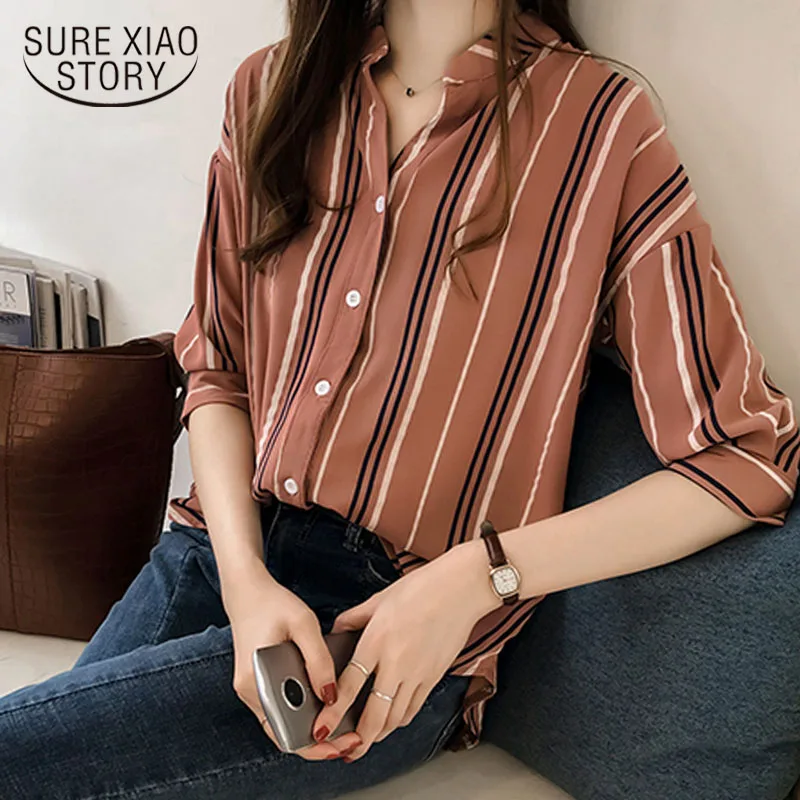 Plus size V collar striped OL blouse fashion woman blouses 2018 summer top shirt women blouse shirt blusa feminina shirt 1178 40
Plus size V collar striped OL blouse fashion woman blouses 2018 summer top shirt women blouse shirt blusa feminina shirt 1178 40