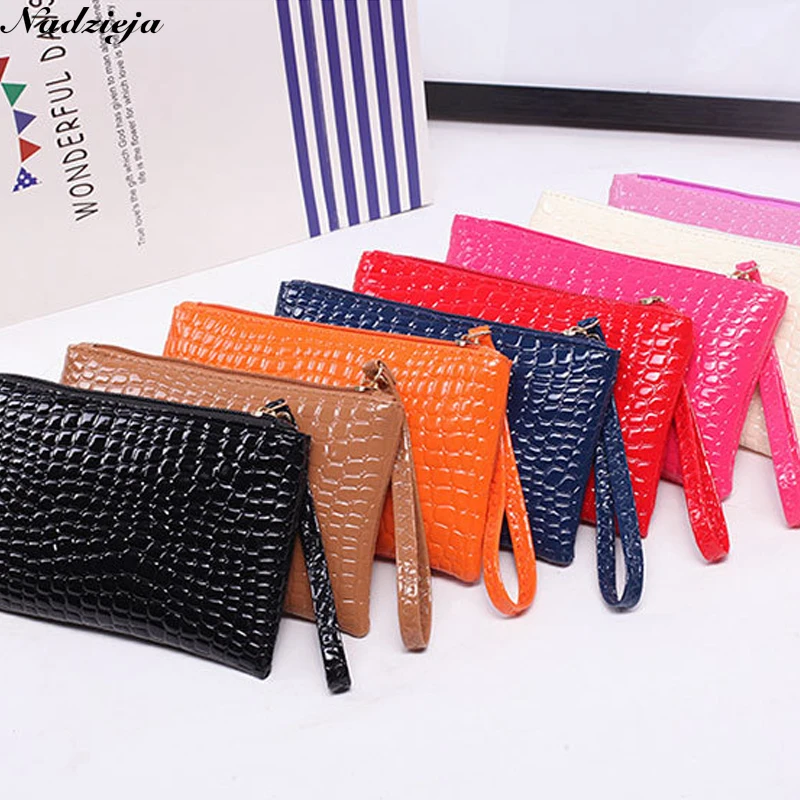 Fashion Women's Wallet Wrist Clutch bag 2019 New Women's bags Mini Mobile Phone bag Crocodile pattern Small Wallet Purse
Fashion Women's Wallet Wrist Clutch bag 2019 New Women's bags Mini Mobile Phone bag Crocodile pattern Small Wallet Purse