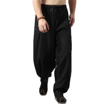 Men's Casual Linen Pants Elastic Waist Sweatpants Chinese Kung Fu Pants Straight Leg Trousers Pantalon Joggers Men 4Colors
Men's Casual Linen Pants Elastic Waist Sweatpants Chinese Kung Fu Pants Straight Leg Trousers Pantalon Joggers Men 4Colors