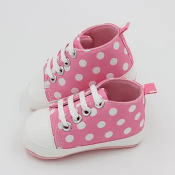 Cute Prewalker Child Baby Shoes First Walkers Sports Dots Print Anti-Slip Sneaker Born Shoes 0-18M
Cute Prewalker Child Baby Shoes First Walkers Sports Dots Print Anti-Slip Sneaker Born Shoes 0-18M
