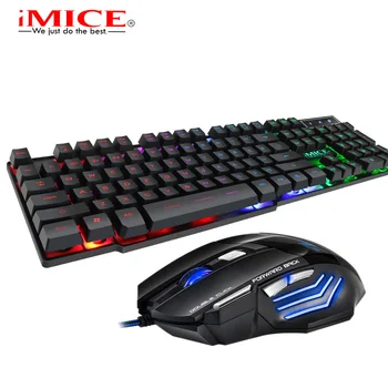 iMice Mouse keyboard set Gaming Keyboard Imitation Mechanical Keyboard with Backlight Wired USB Game keyboards+ Gamer Mice X7
iMice Mouse keyboard set Gaming Keyboard Imitation Mechanical Keyboard with Backlight Wired USB Game keyboards+ Gamer Mice X7
