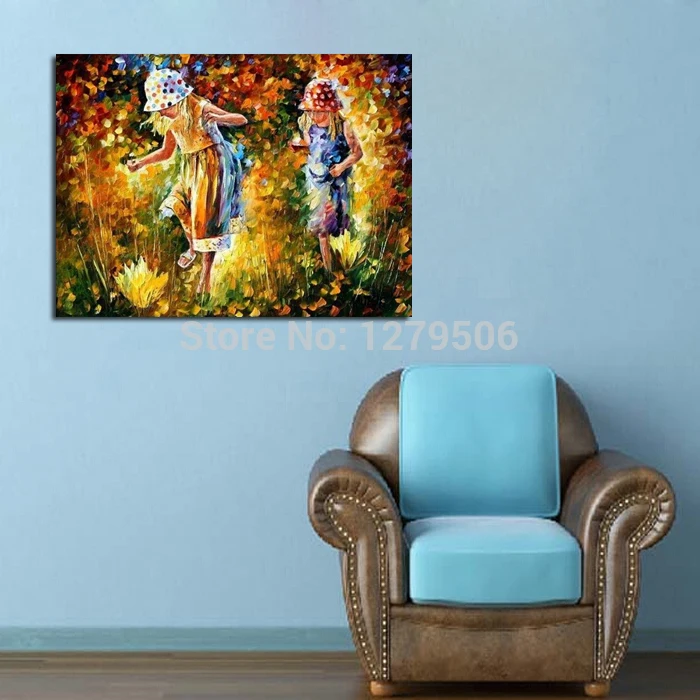 Top-Aritist-pure-Handpainted-Abstract-figure-Knife-Oil-Painting-Canvas-Painting-wall-art-picture-For-living (2)