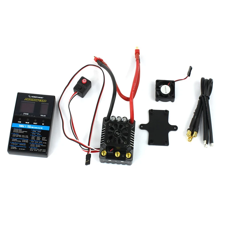 Hobbywing EZRUN-MAX8-V3 BEC Output T / TRX Plug Speed Controller Waterproof Brushless ESC for 1:8 RC Car
Hobbywing EZRUN-MAX8-V3 BEC Output T / TRX Plug Speed Controller Waterproof Brushless ESC for 1:8 RC Car