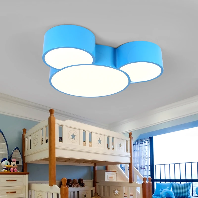 Decorative Ceiling Lamp Child Room Cartoon Mickey Mouse Led