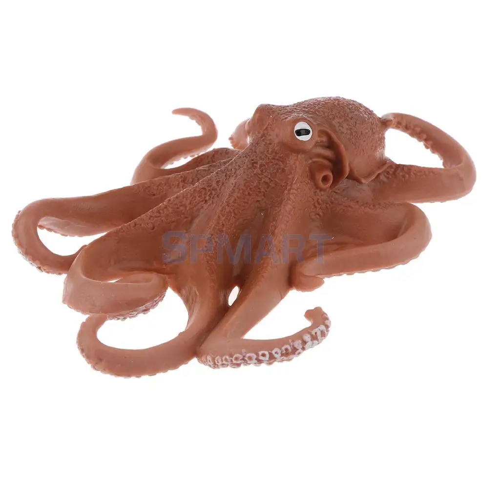 Animals Figure Toys Farm/Jungle/Sea Octopus Animals Model Aquarium Toys Realistic Wild Pastic Figurine Kid Educational Toy
