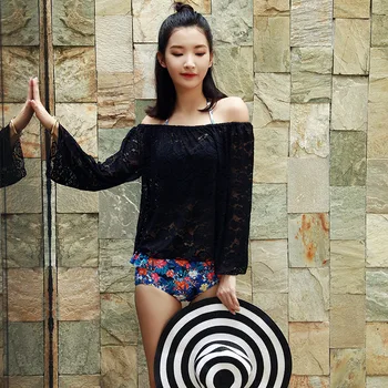 Swimsuit Female Three-piece Fission Boxer Movement Thin Covering Small Sweet Wind Chest Belly Korea Gathered Bikini Badeanzug
Swimsuit Female Three-piece Fission Boxer Movement Thin Covering Small Sweet Wind Chest Belly Korea Gathered Bikini Badeanzug