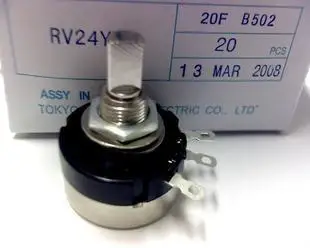 5PCS Japan original TOCOS RV24YN20F B103 10K axis video game potentiometer