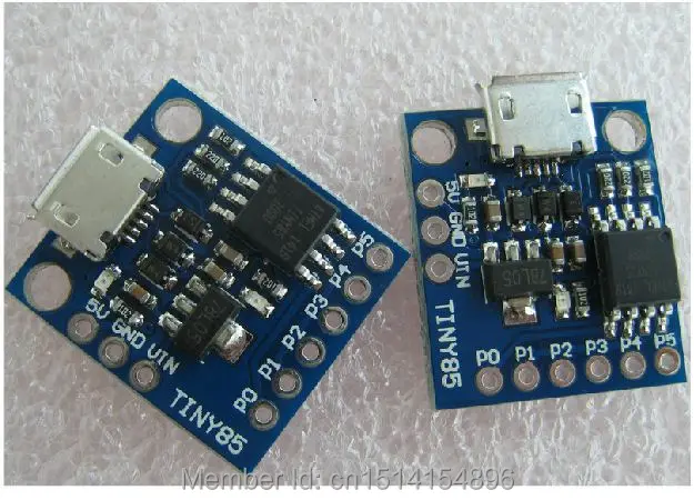 10Pcs Micro USB I2C SPI Attiny85 Digispark Kickstarter Trinket AVR Development Board | Электроника