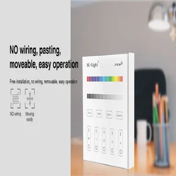 Milight brightness dimming Smart Panel Remote Controller control and B3 4-Zone RGB/RGBW for led strip light ribbon lamp or bulb
Milight brightness dimming Smart Panel Remote Controller control and B3 4-Zone RGB/RGBW for led strip light ribbon lamp or bulb