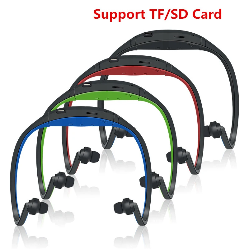 Sport Wireless Neckband Headphone Bluetooth Earphone Handsfree True Wireless Earbuds Running Headset Support TF SD Card With Mic
Sport Wireless Neckband Headphone Bluetooth Earphone Handsfree True Wireless Earbuds Running Headset Support TF SD Card With Mic