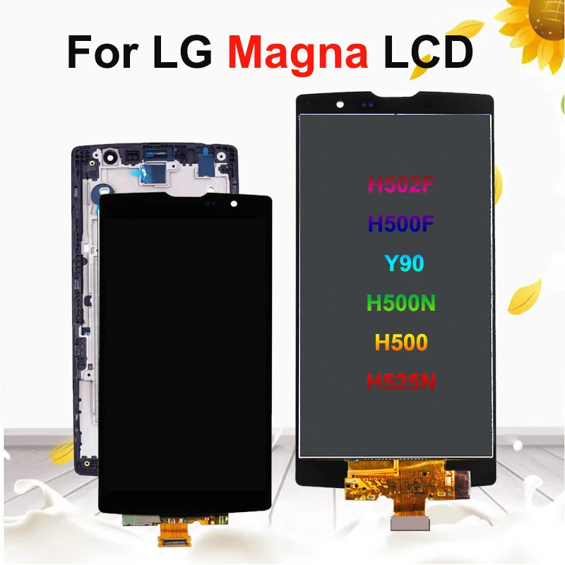 5.0inch LCD Display For LG Magna H500 H500F H502 H502F Y90 Touch Screen Digitizer Assembly Replacement Black With Frame
5.0inch LCD Display For LG Magna H500 H500F H502 H502F Y90 Touch Screen Digitizer Assembly Replacement Black With Frame