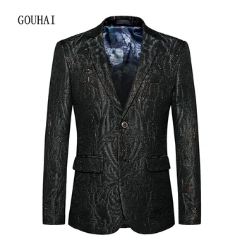 Fashion Blazer Mens 2019 New Suit Men Blazer Masculino Slim Fit Male Plus Size 6XL Costume Homme Mens Blazer Jacket High Quality
Fashion Blazer Mens 2019 New Suit Men Blazer Masculino Slim Fit Male Plus Size 6XL Costume Homme Mens Blazer Jacket High Quality