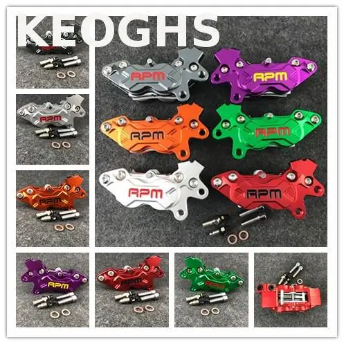 

Keoghs Rpm Motorcycle Brake Caliper Left And Right 40mm Hole To Hole 4 Piston Cnc Aluminum For Yamaha Kawasaki Honda Modify