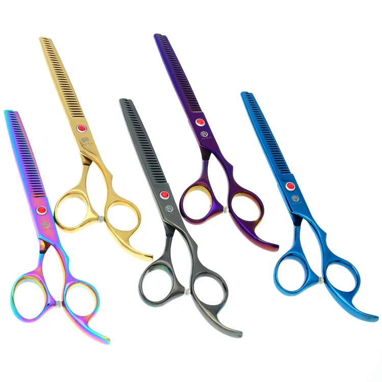 6.5" Purple Dragon Pet Grooming Scissors Dog Hair Thinning Scissors Professional Dog Shears JP440C, LZS0581
6.5" Purple Dragon Pet Grooming Scissors Dog Hair Thinning Scissors Professional Dog Shears JP440C, LZS0581