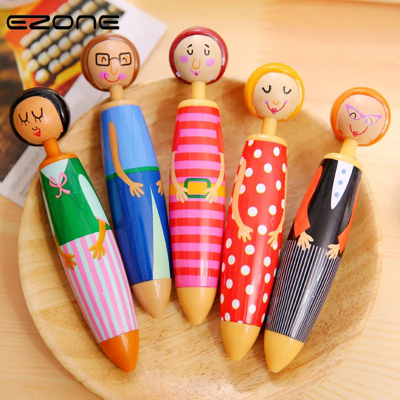 EZONE 1PC Cartoon Doll Ballpoint Pen Creative Student Writing Pen Blue Ink Japanese Korean Stationery Supply Gift For Friends
EZONE 1PC Cartoon Doll Ballpoint Pen Creative Student Writing Pen Blue Ink Japanese Korean Stationery Supply Gift For Friends