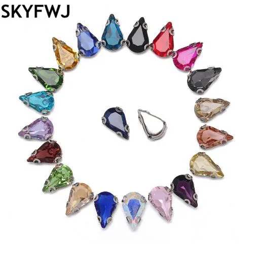 Drop D Claw rhinestones 5x8 6x10 8x13 mm Droplet Sew on Glass Crystal Stone Many Colors diy for dress/bags
Drop D Claw rhinestones 5x8 6x10 8x13 mm Droplet Sew on Glass Crystal Stone Many Colors diy for dress/bags