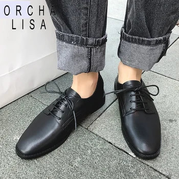 ORCHA LISA genuine Leather Classic black Brogue shoes Women comfortable flats oxfords shoes round toe lace up flat shoes black
ORCHA LISA genuine Leather Classic black Brogue shoes Women comfortable flats oxfords shoes round toe lace up flat shoes black