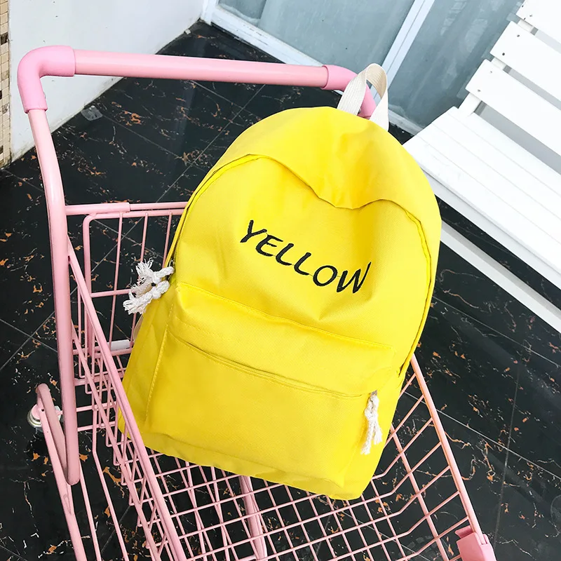 Color Letter Women Backpack Bookbag for Teenage Girls School Backpacks Canvas Student School Bags Bagpack WBS628
Color Letter Women Backpack Bookbag for Teenage Girls School Backpacks Canvas Student School Bags Bagpack WBS628