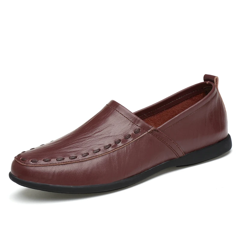 Summer Loafers Men Shoes Casual Genuine Leather Slip on Mens Driving Shoes Soft Male Moccasins Breathable Flats 
Summer Loafers Men Shoes Casual Genuine Leather Slip on Mens Driving Shoes Soft Male Moccasins Breathable Flats