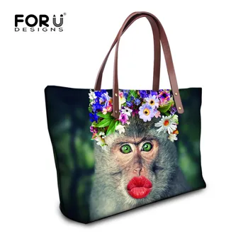 Brand Special Designer Women Shoulder Bag Wreath Monkey Ptinted Tote Handbag Female Large Capacity Shoulder Bag Waterproof
Brand Special Designer Women Shoulder Bag Wreath Monkey Ptinted Tote Handbag Female Large Capacity Shoulder Bag Waterproof