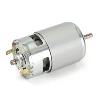 New 775 DC Motor DC 12V-36V 3500-9000 RPM Ball Bearing Large Torque High Power Low Noise Durable Quality Motor Silver
New 775 DC Motor DC 12V-36V 3500-9000 RPM Ball Bearing Large Torque High Power Low Noise Durable Quality Motor Silver
