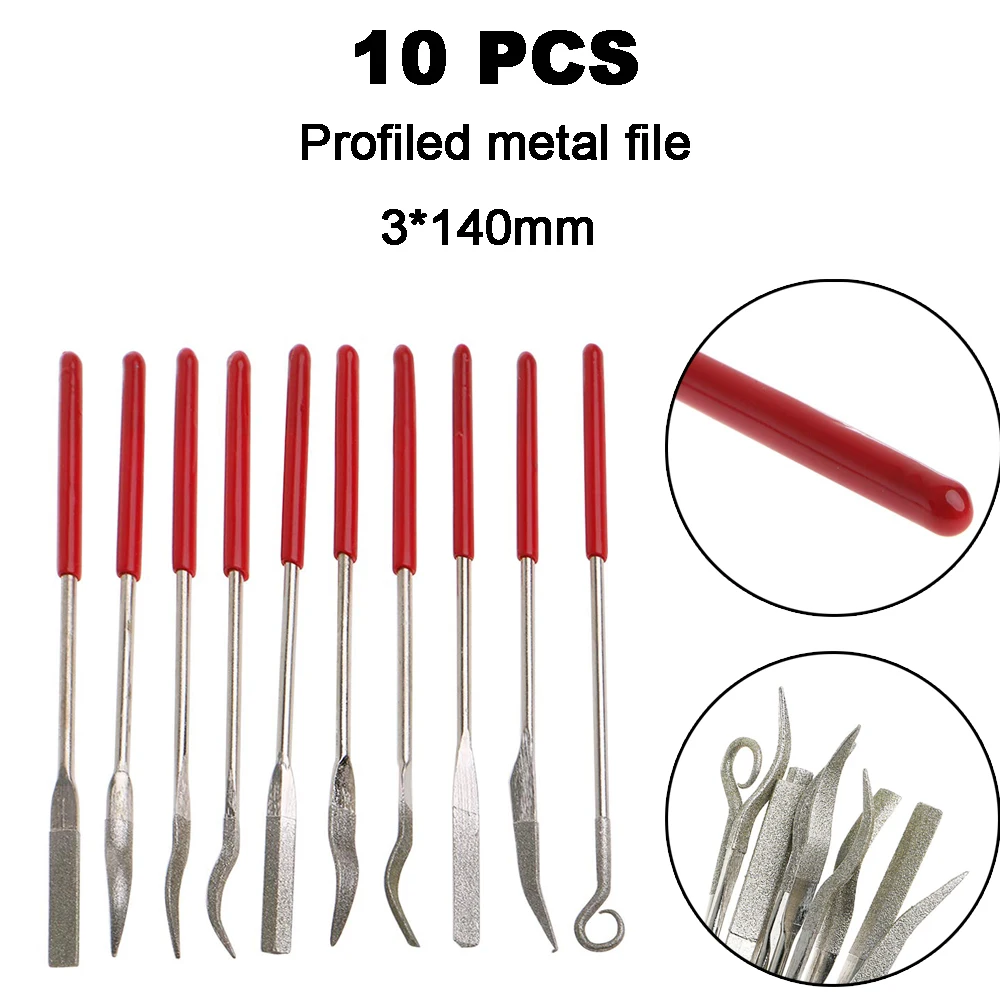 10pcs/set Profiled metal file Diamond Needle Shaped Trimming Set Glass Gem Repair Manual Tool Set
10pcs/set Profiled metal file Diamond Needle Shaped Trimming Set Glass Gem Repair Manual Tool Set